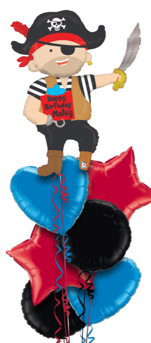 Happy Birthday Matey Pirate Balloon