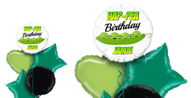 Hap-Pea Birthday Balloon