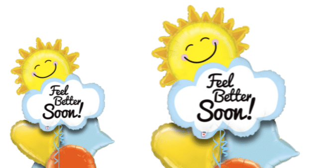 Feel Better Soon Sunshine Balloon