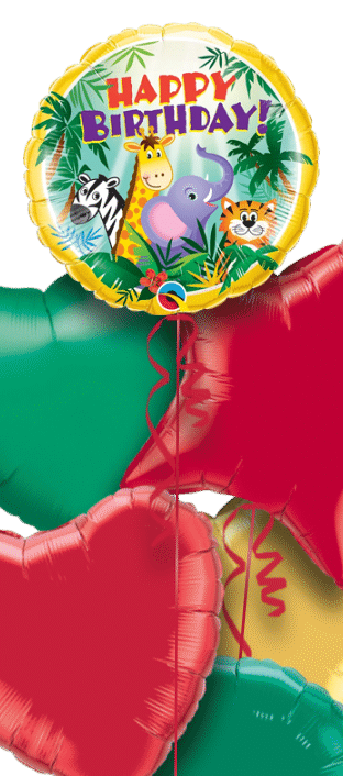 Happy Birthday Jungle Balloon