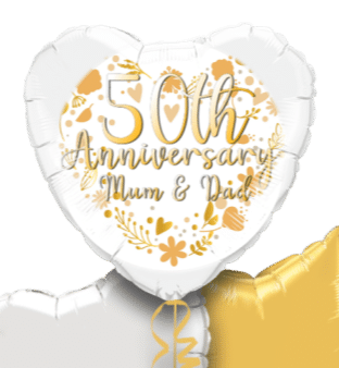 50th Anniversary Gold Balloon