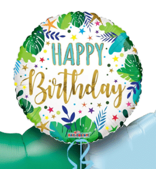 Leafy Birthday  Balloon