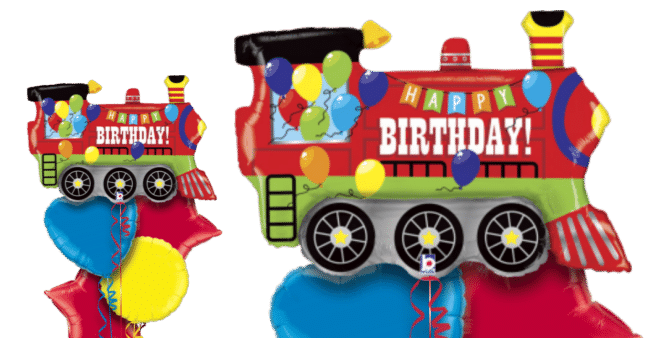 Birthday Steam Train Balloon