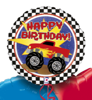 Monster Truck Birthday Balloon