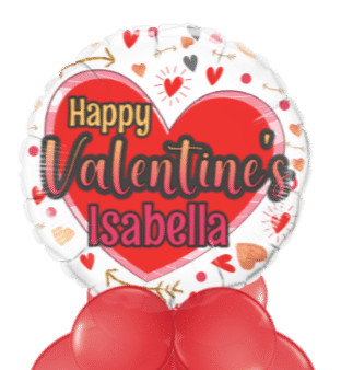 Valentine's Day Hearts and Arrows Balloon