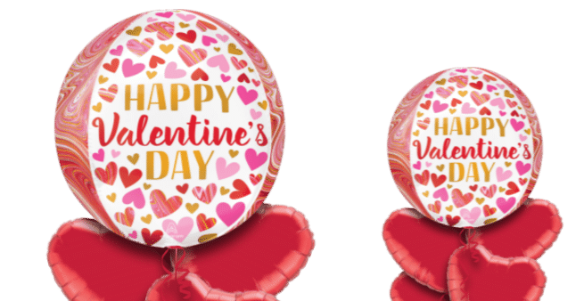 Valentines Day Orbz Balloon