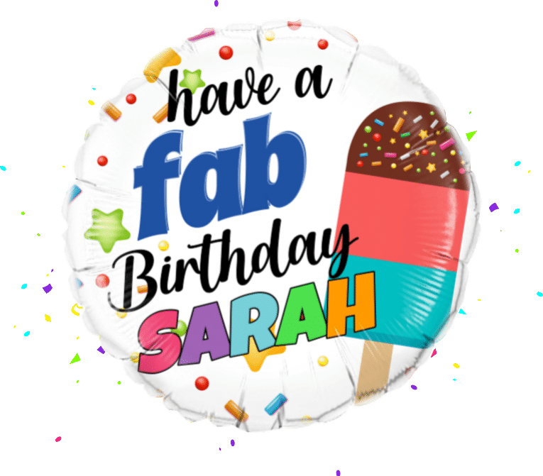 Fab Birthday balloon 