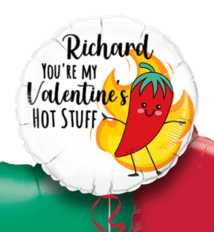 Hot Stuff Valentines Balloon