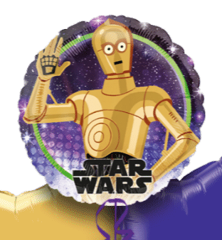 C3PO Star  Wars Balloon