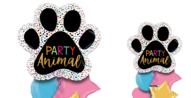 Party Animal Paw Balloon