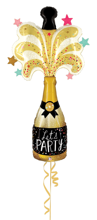 Lets Party Champagne Balloon