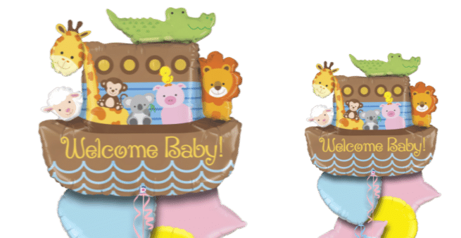 Welcome Baby Ark Balloon