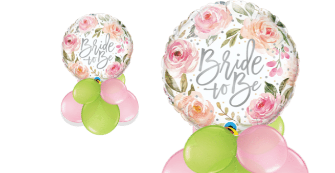 Floral Bride To Be Balloon