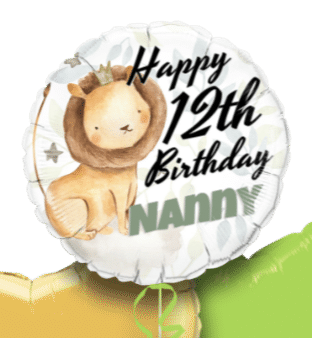 Birthday Lion Balloon