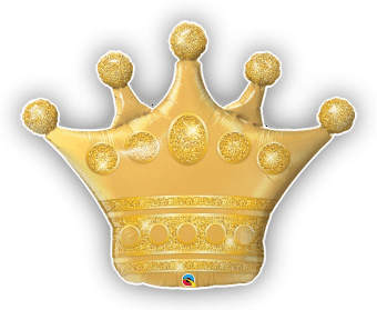 Coronation Gold Crown Balloon