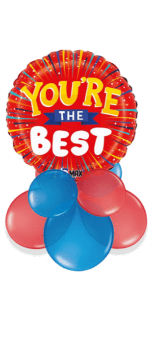 You're The  Best Starburst Balloon