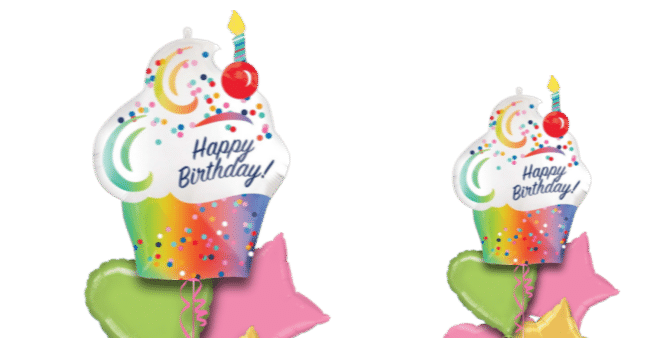 Birthday Cupcake Balloon