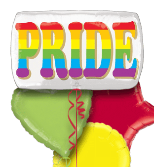 Pride Rainbow Letters Balloon