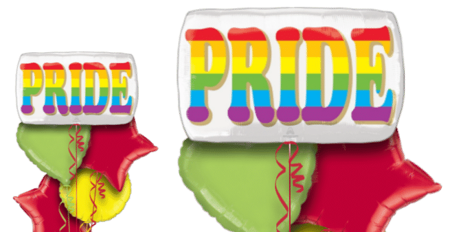 Pride Rainbow Letters Balloon