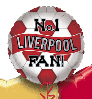 No 1 Liverpool Fan Football Balloon