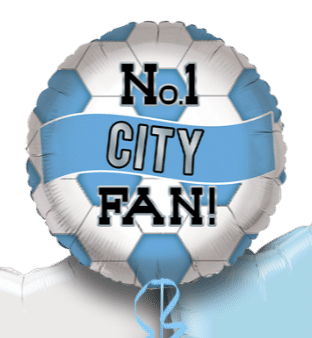 No 1 City Fan Football Balloon