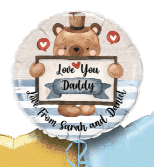 Love You Daddy Bear Balloon