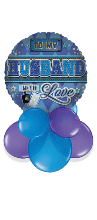 To My Husband with Love Balloon