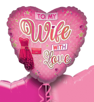 To My Wife With Love Balloon
