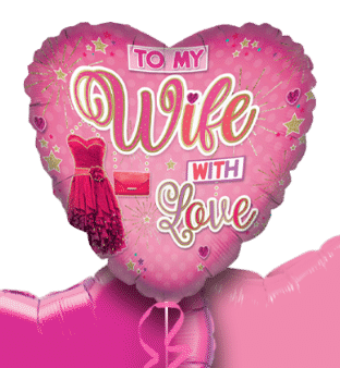To My Wife With Love Balloon