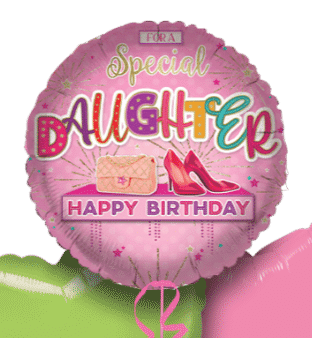 Happy Birthday for a Special Daughter Balloon