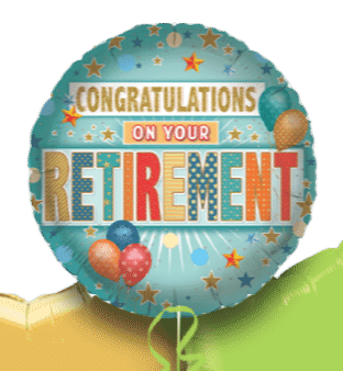 Retirement Balloons - Helium Balloon Gift Delivery UK