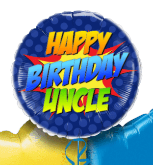 Birthday Hero Uncle Balloon
