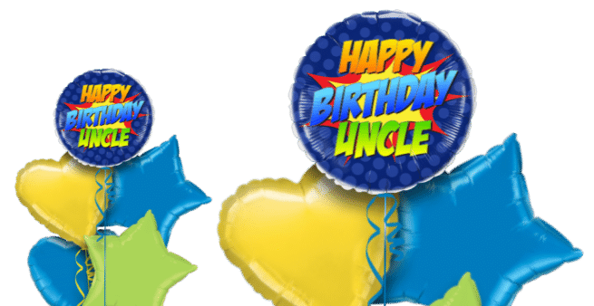 Birthday Hero Uncle Balloon