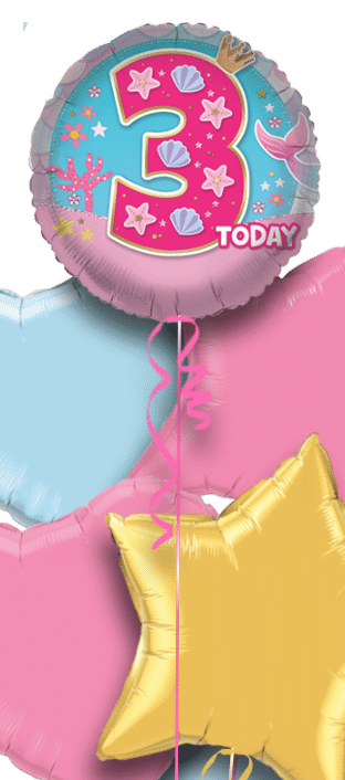3 Today Mermaids Balloon