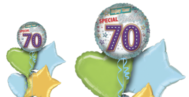 Enjoy Your Special 70th Birthday Balloon