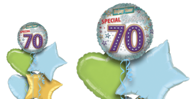 Enjoy Your Special 70th Birthday Balloon