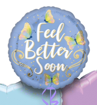 Feel Better Butterfly Balloon