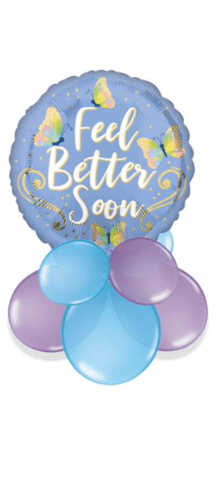 Feel Better Butterfly Balloon
