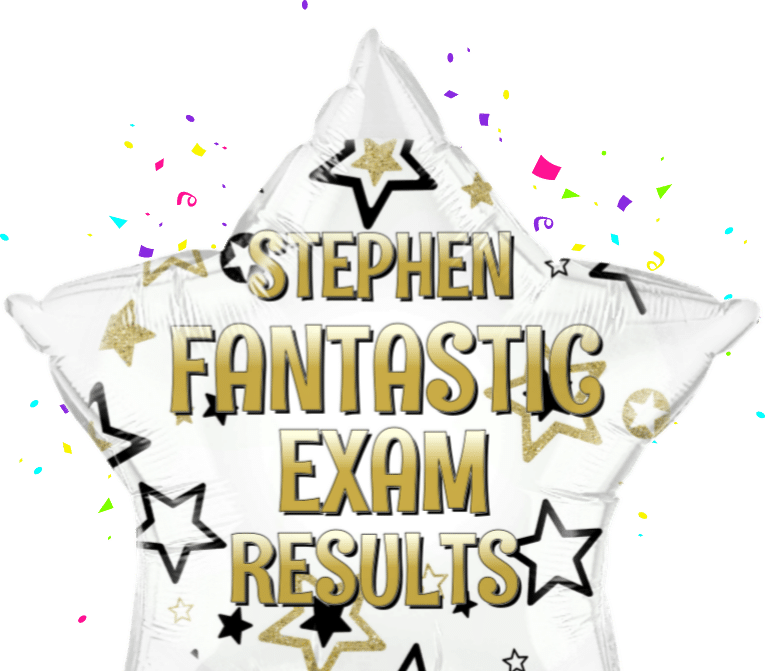 Fantastic Exam Results balloon 