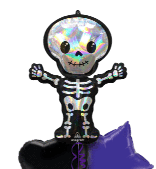 Iridescent Skeleton Balloon