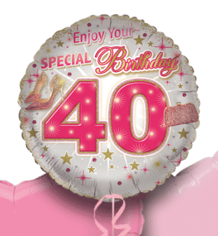 Enjoy Your Special 40th Balloon