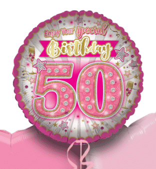 Enjoy Your Special 50th Birthday Balloon