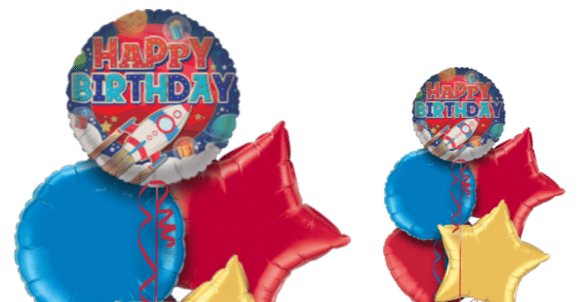 Birthday Spaceship Balloon