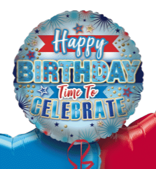 Birthday Time to Celebrate Balloon