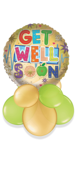 Get Well Soon Bright Balloon