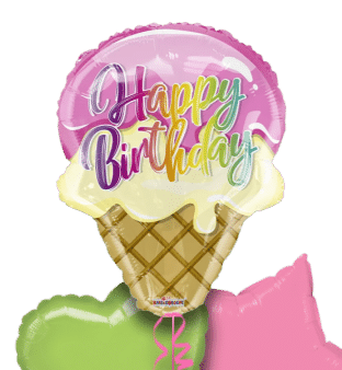 Birthday Ice Cream Balloon