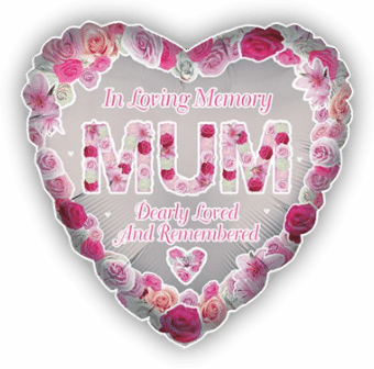 In Loving Memory Mum Heart