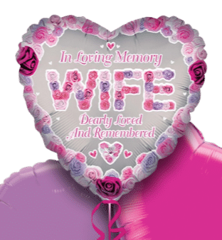 In Loving Memory Wife Balloon