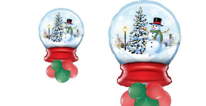 Giant Christmas Snow Globe Balloon