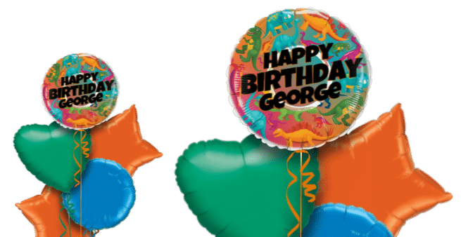 Birthday Dinosaurs Balloon